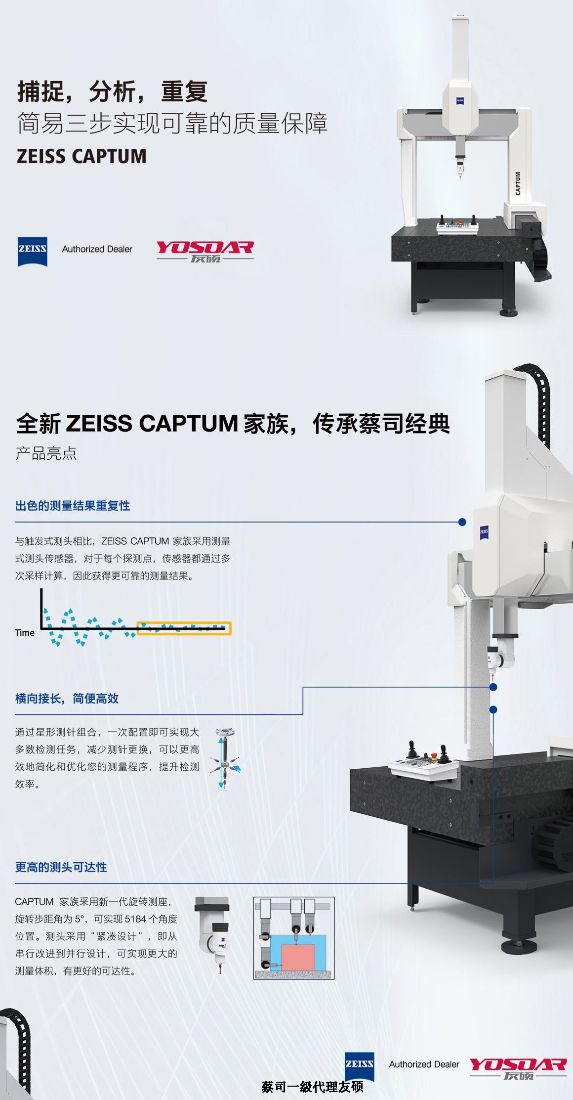 静海蔡司三坐标CAPTUM